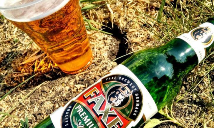 Faxe Premium Lager beer